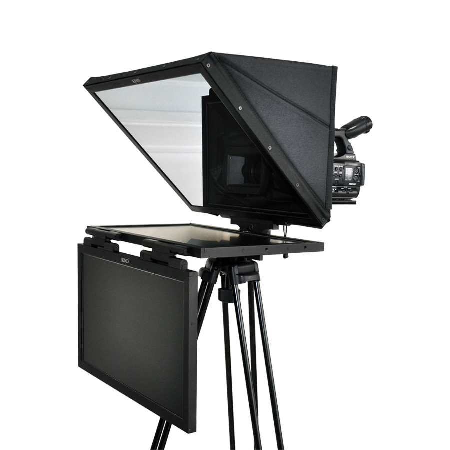 Screen Prompter Wholesale KIND Broadcast Foldable Dual-screen Teleprompter KD-TEL-2FS ...